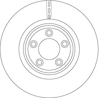 Remschijf TRW DF6223S)