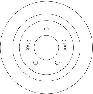Remschijf TRW DF6367)