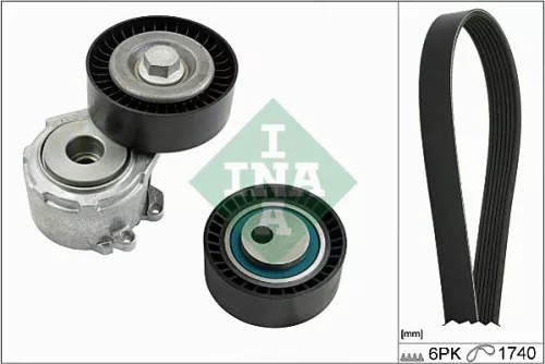 V-geribbelde riemset Schaeffler INA 529 0017 10)