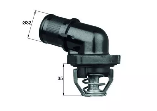 Thermostaat, koelvloeistof MAHLE TI 181 89)