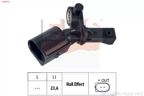 Sensor, wielsnelheid EPS 1.960.012)