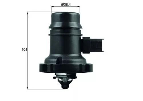 Thermostaat, koelvloeistof MAHLE TM 37 80)