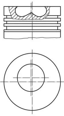 Zuiger MAHLE 015 06 00)