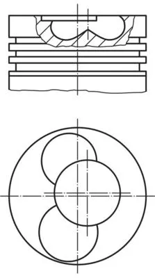 Zuiger MAHLE 030 55 00)