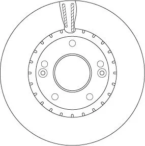 Remschijf TRW DF6628)