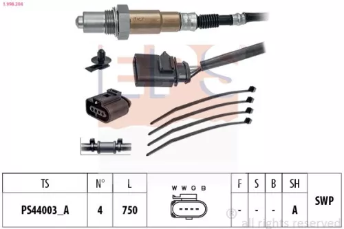 Oxygen Sensor EPS 1.998.204)