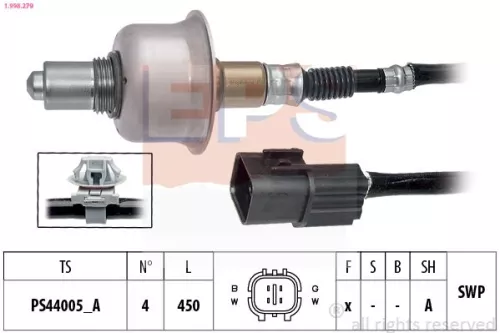 Oxygen Sensor EPS 1.998.279)
