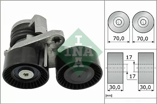 Riemspanner, V-geribbelde riem Schaeffler INA 534 0496 10)