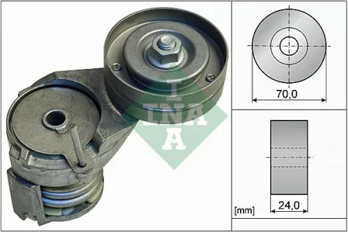 Riemspanner, V-geribbelde riem Schaeffler INA 534 0138 30)