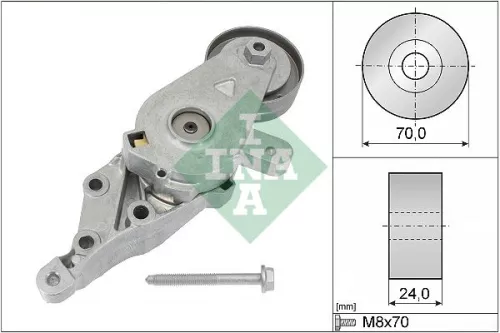 Riemspanner, V-geribbelde riem Schaeffler INA 534 0140 30)