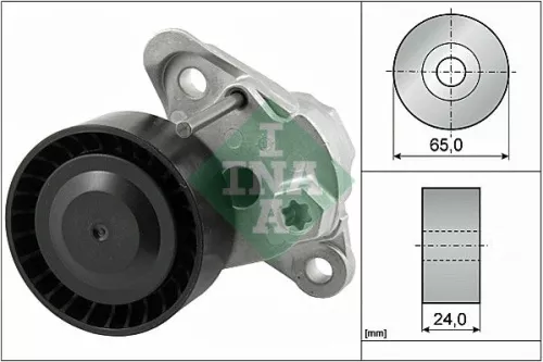 Riemspanner, V-geribbelde riem Schaeffler INA 534 0497 10)