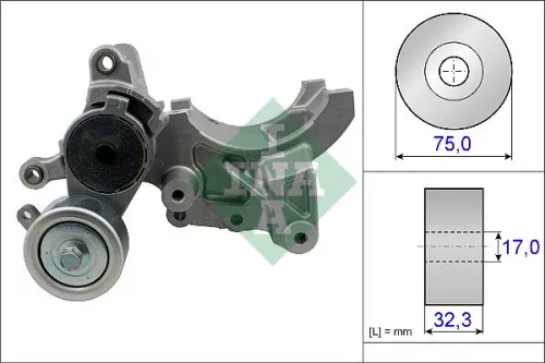 Riemspanner, V-geribbelde riem Schaeffler INA 534 0452 10)