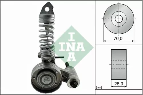 Belt Tensioner, V-ribbed belt Schaeffler INA 533 0085 30)