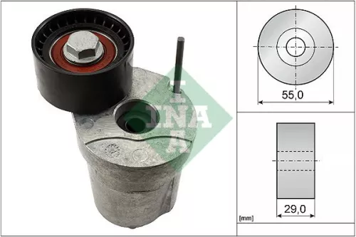 Riemspanner, V-geribbelde riem Schaeffler INA 534 0320 10)