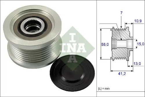 Alternator Freewheel Clutch Schaeffler INA 535 0173 10)