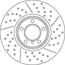 Remschijf TRW DF6604S)