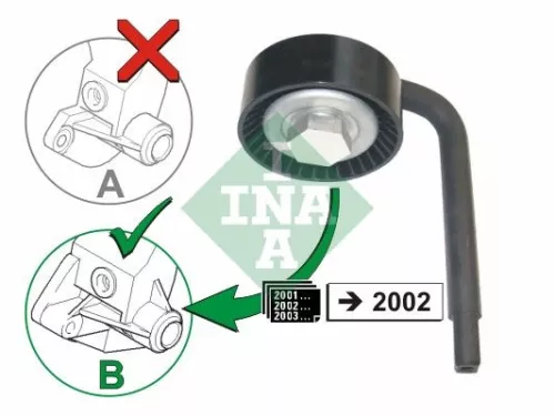 Spanrol, V-geribbelde riem Schaeffler INA 531 0790 10)