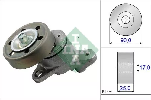 Riemspanner, V-geribbelde riem Schaeffler INA 534 0437 10)