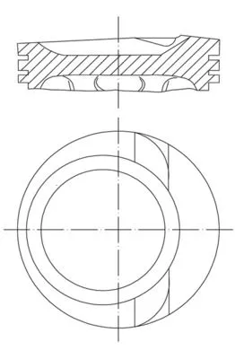 Zuiger MAHLE 030 68 01)