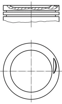 Zuiger MAHLE 030 83 02)