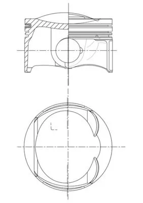 Zuiger MAHLE 028 PI 00128 000)