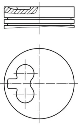 Zuiger MAHLE 029 82 00)