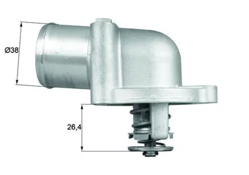 Thermostaat, koelvloeistof MAHLE TI 78 87D)