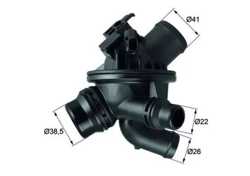 Thermostaat, koelvloeistof MAHLE TM 21 103)
