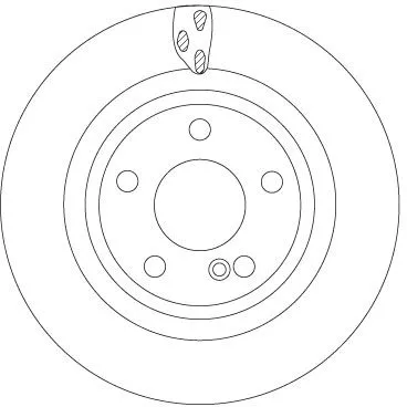 Remschijf TRW DF6887)