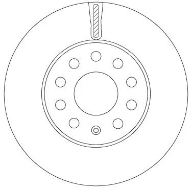 Remschijf TRW DF6903S)