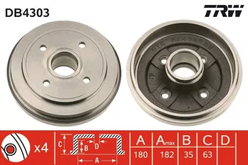 Remtrommel TRW DB4303)