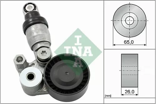 Riemspanner, V-geribbelde riem Schaeffler INA 533 0129 10)