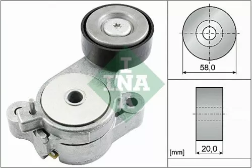 Riemspanner, V-geribbelde riem Schaeffler INA 534 0396 10)