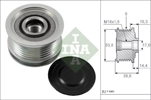 Alternator Freewheel Clutch Schaeffler INA 535 0170 10)