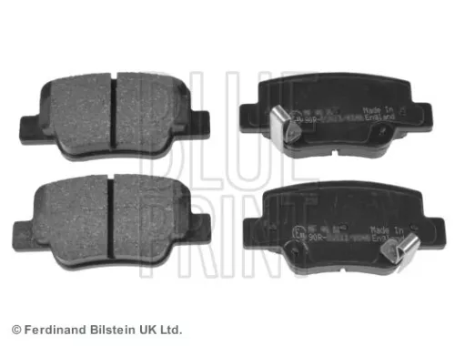 Remblokkenset, schijfrem BLUE PRINT ADT342184)