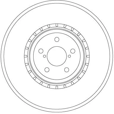 Remschijf TRW DF6923S)