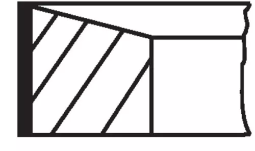 Zuigerveerenset MAHLE 676 13 N0)