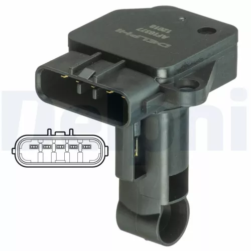Luchtmassastroomsensor DELPHI AF10377-12B1)
