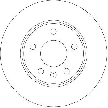 Remschijf TRW DF6915)