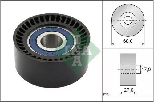 Ombuigingspoelie/geleidingspoelie, distributieriem Schaeffler INA 532 0747 10)