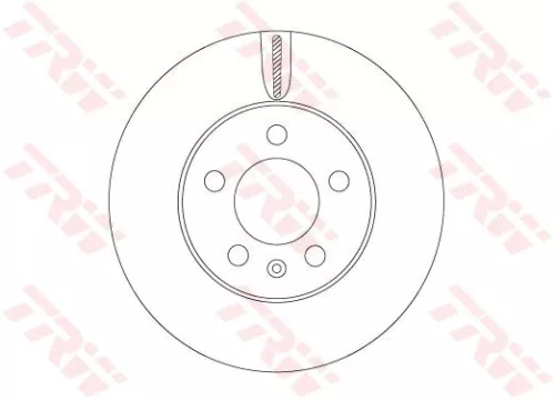 Remschijf TRW DF6584)