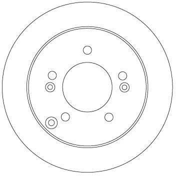 Remschijf TRW DF6919)