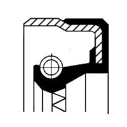 Asafdichting, differentieel CORTECO 49364336)