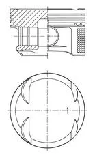 Zuiger KOLBENSCHMIDT 41766600)