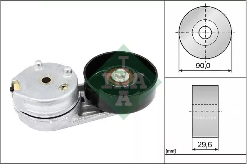 Riemspanner, V-geribbelde riem Schaeffler INA 534 0358 10)
