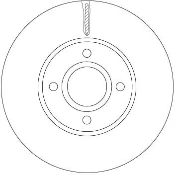 Remschijf TRW DF6898)