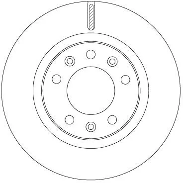 Remschijf TRW DF6785)