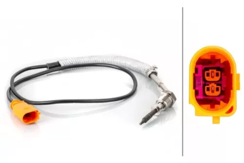 Sensor, uitlaatgastemperatuur HELLA 6PT 014 495-071)