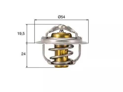 Thermostaat, koelvloeistof MAHLE TX 212 82D)
