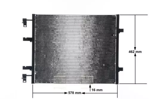Condensor, airconditioning MAHLE AC 708 000S)
